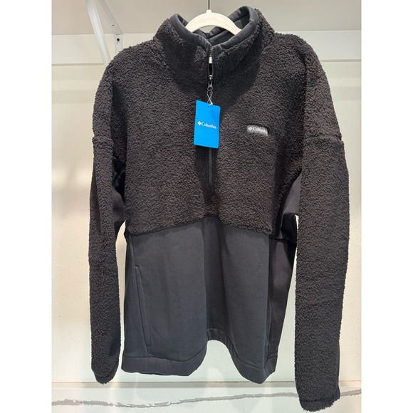 NWT Columbia Trek Hybrid Sherpa 1/2 Zip Women's Size 2XL Black - Picture 5 of 14